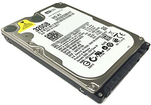 Western Digital Disco rigido interno 320 GB, 2,5” SATA – 3200BVVT – 5400 giri/min – 8 MB di buffer – Capacità del disco rigido non formattato: 320 GB