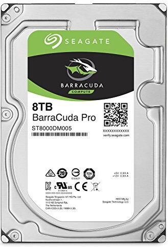 Seagate ST8000DM005 HDD Interno da 3.5", Nero