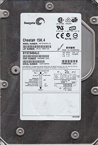 Seagate ST373454LC, 3KP, AMKSPR, PN 9X5006-104, FW 0004,  73.4GB SCSI 3.5 Hard Drive