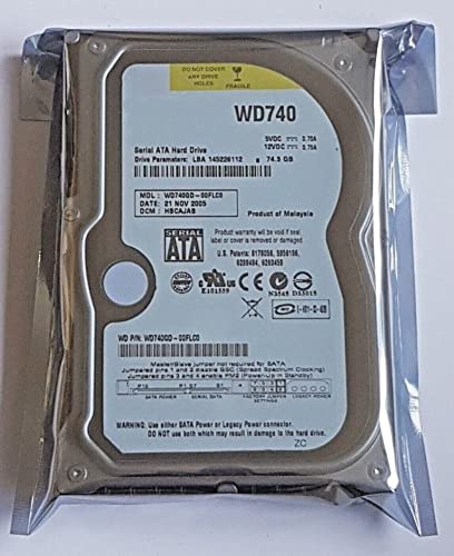 Generic 74 GB SATA WD740GD-00FLC0 10K 8MB HDD 3,5