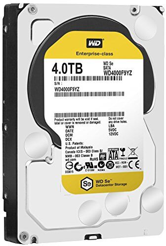 Western Digital 4000F9Yz Disco Rigido 4Tb Se 3.5, 7200Rpm, Sata Iii