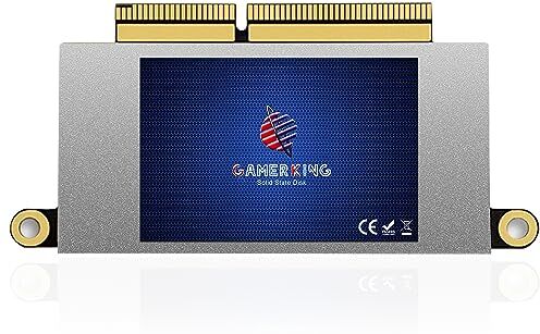 Gamerking 256GB SSD Interno per Apple MacBook Pro Retina 13" 2016 2017 A1708 (emc 2978/3164) senza Touchbar, M.2 NVMe PCIe Gen3x4 Unità a Stato Solido Interna (interfaccia originale)