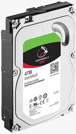 Generic Hard Disk per Ironwolf 4TB 3,5" SATA 64MB 5900RPM per disco rigido interno per NAS ST4000VN008