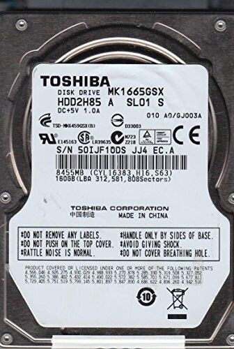 Toshiba MK1665GSX Hard Disk