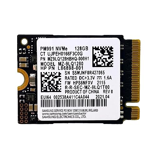 Asukohu Aggiornato 128G PM991 2230 Nvme Hard Disk Drive Per Laptop Tablet Migliorata Esperienza di Gioco Unità Dati 128GB SSD PM991 Interno SolidState Drive 2230 NVME Storage Hard Disk PCIE3.0 Per Laptop