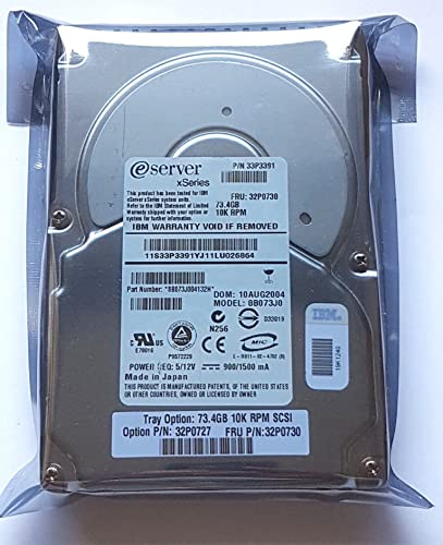 Generic 73.4 GB 32P0730 8B073J0 10K SCSI Ultra320 80-pin 3,5" Hard Disk