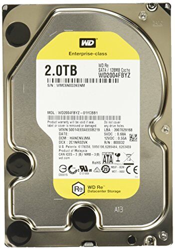 Western Digital 2004FBYZ HDD Interno da 3.5", Nero