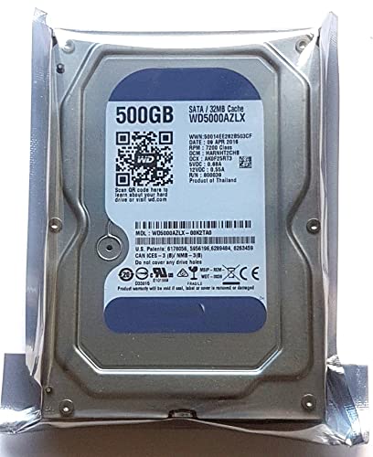 Generic 500 GB SATA WD5000AZLX-00K2TA0 7200 rpm 32 MB HDD 3.5" disco rigido interno