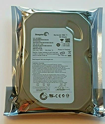 Festplatte Disco rigido da 160 GB SATA ST3160813AS FW:CC2J 7200 rpm 8 MB 3.5