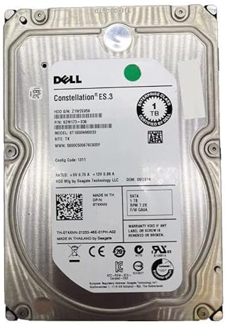 Seagate Disco rigido 1TB SATA 3.5" ST1000NM0033 Dell Constellation ES.3 0T4XNN