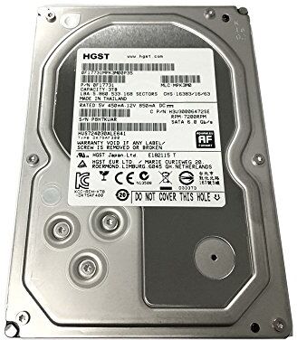 HGST - IMSOURCING HGST Ultrastar 7K4000 Disco rigido interno da 4 TB da 3,5", SATA 7200 64 MB Buffer RPM 64 MB 3,5 IN 25,4 MM 8.0 512N