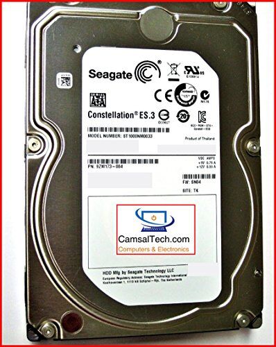 Seagate ST1000NM0033 HDD Interno 3,5", 1TB, Nero