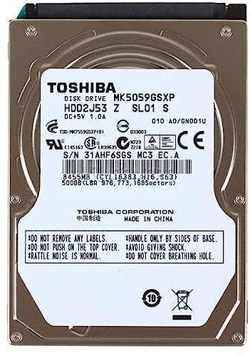 Toshiba Disco Rigido 500gb SATA 2.5" MQ01ABF050 5400RPM Laptop 8Mo