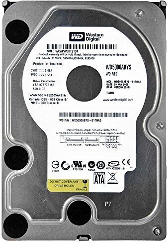 Western Digital RE2 500 GB SATA 16MB 7200RPM 500GB SATA