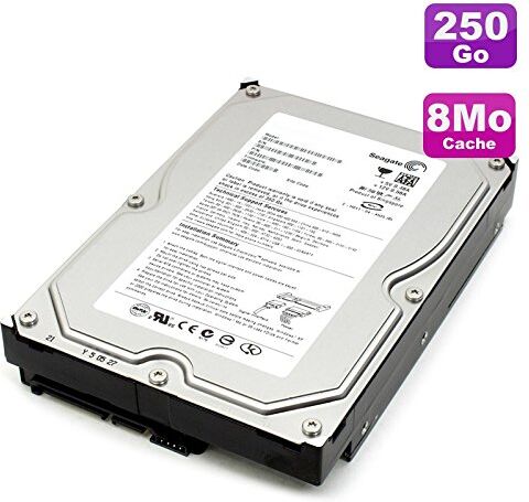 Seagate Disco rigido da 250 GB, SATA da 3,5", Barracuda 7200.10 ST3250310AS 7200 RPM, 8 MB