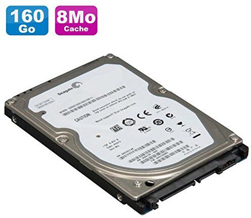 Seagate Disco rigido da 160 GB, SATA da 2,5",  Momentus 7200.2 ST9160823ASG, PC portatile, 8 MB