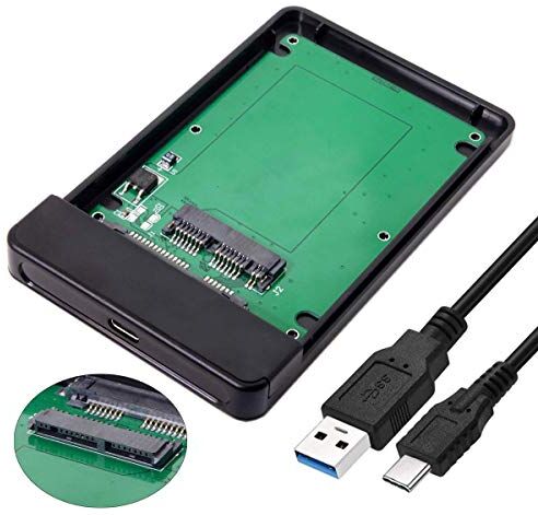 chenyang SSD da 1,8 pollici Micro SATA 16 pin 7 + 9 su disco rigido esterno a USB3.1 USB-C