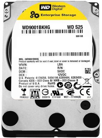 Western Digital XE 900 GB – Disco rigido, Serial Attached SCSI (SAS), 900 GB, 6,35 cm (2.5), 5 – 55 °C, -40 – 70 °C, 65 g