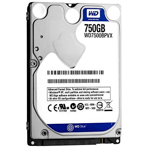Western Digital BLUE 7500BPVX Hard disk 750 GB 2,5 Serial ATA