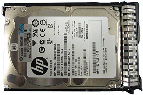 HP 900 GB hot-plug Dual-port SAS HDD – Disco rigido, Serial Attached SCSI (SAS), 900 GB, 6,35 cm (2.5)