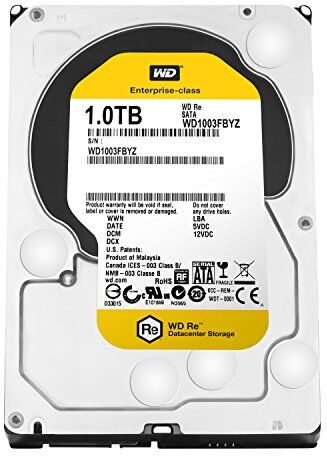 Western Digital Re 1TB 3.5 "SATA III 1000 GB Serial ATA III Hard disk – Dischi Rigidi (3.5, 1000 GB, 7200 giri/min, Serial ATA III, 64 MB)