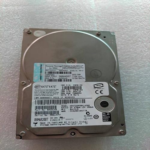 MIDTY HDD Per DS4700 DS4610 500 GB 3.5" SATA-FC 64MB 7200RPM Per HDD Interno Per Server HDD Per 39M4557 39M4554