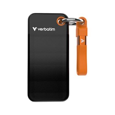 Verbatim Pocket SSD 512 GB, SSD esterno USB 3.2 Gen 2, fino a 1000 MB/s di lettura e scrittura, disco rigido portatile per PC, Mac e console, nero/arancione Verbatim Pocket SSD 512 GB, SSD esterno USB 3.2 Gen 2, fino a 1000 MB/s di lettura e scrittura, disco rigido portatile per PC, Mac e console, nero/arancione