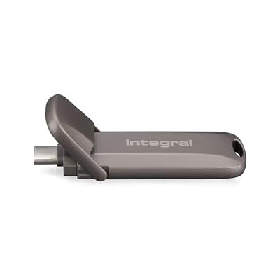 Integral USSD 512 GB Turbo-C USB 3.2 Gen 2 × 2 USB in metallo con SSD portatile ultra veloce, lettura fino a 2.000 MB/s e scrittura fino a 1.700 MB/s Design robusto in lega di zinco Integral USSD 512 GB Turbo-C USB 3.2 Gen 2 × 2 USB in metallo con SSD portatile ultra veloce, lettura fino a 2.000 MB/s e scrittura fino a 1.700 MB/s Design robusto in lega di zinco