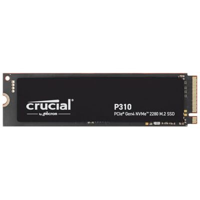 Crucial P310 SSD 500GB PCIe Gen4 NVMe M.2 2280, fino a 6.600 MB/s, Compatibile con Notebook e PC Desktop, Hard Disk Interno CT500P310SSD801 Crucial P310 SSD 500GB PCIe Gen4 NVMe M.2 2280, fino a 6.600 MB/s, Compatibile con Notebook e PC Desktop, Hard Disk Interno CT500P310SSD801