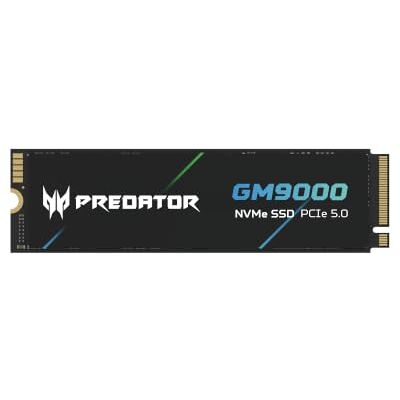 Acer Predator GM9000 SSD M.2 PCIe 5.0 NVMe 1TB 14000 MB/s DRAM Prestazioni Estreme per PC, Laptop e PS5, Ideali per Gaming, Editing e Caricamenti Ultrarapidi di Giochi e File Acer Predator GM9000 SSD M.2 PCIe 5.0 NVMe 1TB 14000 MB/s DRAM Prestazioni Estreme per PC, Laptop e PS5, Ideali per Gaming, Editing e Caricamenti Ultrarapidi di Giochi e File