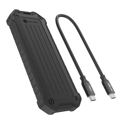 ICY BOX M.2 NVMe/SATA SSD Alloggiamento esterno resistente alla polvere e agli urti, USB 3.2 Gen 2 10 Gbps, supporta 2230/42/60/80, con dissipatore di calore e cordino, IB-1827MCP-C31 ICY BOX M.2 NVMe/SATA SSD Alloggiamento esterno resistente alla polvere e agli urti, USB 3.2 Gen 2 10 Gbps, supporta 2230/42/60/80, con dissipatore di calore e cordino, IB-1827MCP-C31