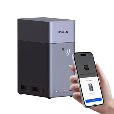 UGREEN NASync DH2300 NAS 2 vani per principianti e privati (senza HDD) RK3576 8-core, 1GbE, 4 GB di RAM integrata; ideale per backup smartphone, file privati e condivisione familiare UGREEN NASync DH2300 NAS 2 vani per principianti e privati (senza HDD) RK3576 8-core, 1GbE, 4 GB di RAM integrata; ideale per backup smartphone, file privati e condivisione familiare