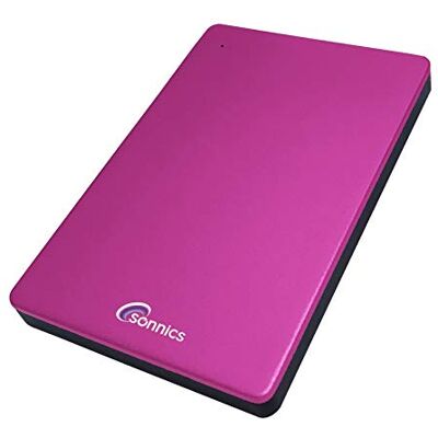 Sonnics 500GB Tipo C USB 3.1 Esterni Portatile Hard-Disk per Finestre PC, Mac, Smart TV, XBOX ONE/Serie X & PS4 /PS5, Rosa Sonnics 500GB Tipo C USB 3.1 Esterni Portatile Hard-Disk per Finestre PC, Mac, Smart TV, XBOX ONE/Serie X & PS4 /PS5, Rosa