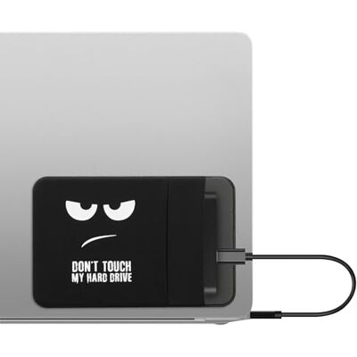 kwmobile Custodia Hard Disk Esterno Compatibile con SanDisk Portable SSD, Samsung T7, Crucial X8, HDD Cover Case SSD 2 Tasche Porta Accessori Elettronici Don't touch my Hard Drive kwmobile Custodia Hard Disk Esterno Compatibile con SanDisk Portable SSD, Samsung T7, Crucial X8, HDD Cover Case SSD 2 Tasche Porta Accessori Elettronici Don't touch my Hard Drive