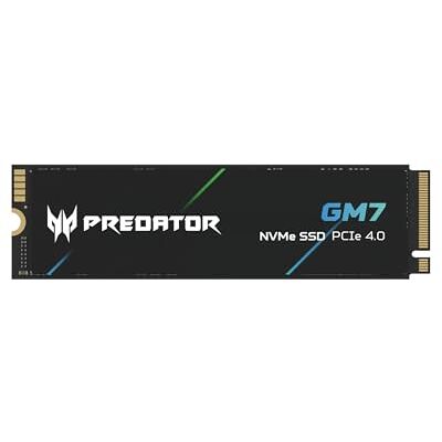 Acer Predator GM7 SSD M.2 Gen4 NVMe 512GB 7400 MB/s HMB+SLC Prestazioni Elevate per PC, Laptop e PS5, Ideali per Gaming, Lavoro e Trasferimenti Rapidi di File di Grandi Dimensioni Acer Predator GM7 SSD M.2 Gen4 NVMe 512GB 7400 MB/s HMB+SLC Prestazioni Elevate per PC, Laptop e PS5, Ideali per Gaming, Lavoro e Trasferimenti Rapidi di File di Grandi Dimensioni