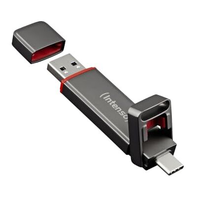 Intenso UX100 Chiavetta SSD esterna con USB-C e USB-A, doppia porta da Intenso UX100 Chiavetta SSD esterna con USB-C e USB-A, doppia porta da