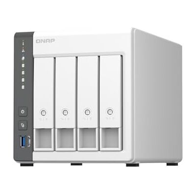 QNAP TS-433-4G ARM 4 core Cortex-A55 2,0 GHz, 4 GB disco rigido da 48 TB in bundle con 4 X 12 TB TB QNAP TS-433-4G ARM 4 core Cortex-A55 2,0 GHz, 4 GB disco rigido da 48 TB in bundle con 4 X 12 TB TB