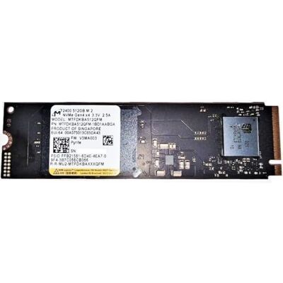 Generic Micrn SSD 512GB 2400 M.2 2280 NVMe PCIe Gen4 x4 MTFDKBA512QFM Unità Stato Solido, Computer, Portatile, Desktop, Notebook Generic Micrn SSD 512GB 2400 M.2 2280 NVMe PCIe Gen4 x4 MTFDKBA512QFM Unità Stato Solido, Computer, Portatile, Desktop, Notebook