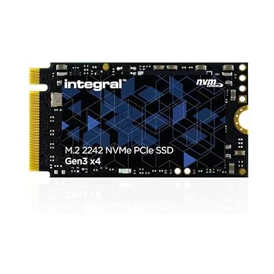 Integral SSD M.2 NVMe 2242 PCIe Gen3 x4 da 256 GB Velocità di lettura fino a 2400 MB/s, velocità di scrittura fino a 1100 MB/s Unità a stato solido interna. Compatibile con PC, NUC, laptop e Integral SSD M.2 NVMe 2242 PCIe Gen3 x4 da 256 GB Velocità di lettura fino a 2400 MB/s, velocità di scrittura fino a 1100 MB/s Unità a stato solido interna. Compatibile con PC, NUC, laptop e