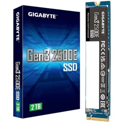 Gigabyte SSD 2500e 2TB M.2 PCIe G325E2TB PCIe 3.0 x4 NVME Gigabyte SSD 2500e 2TB M.2 PCIe G325E2TB PCIe 3.0 x4 NVME