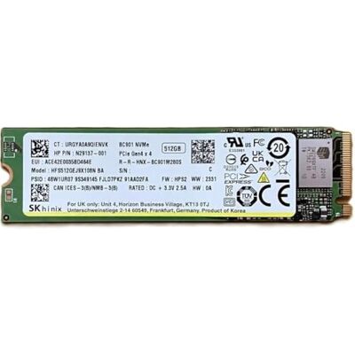 Generic SK Hinix BC901 Unità a stato solido (SSD) interna Gen4 M.2 2280 PCIe NVMe da 512 GB, compatibile con laptop e desktop OEM BULK Generic SK Hinix BC901 Unità a stato solido (SSD) interna Gen4 M.2 2280 PCIe NVMe da 512 GB, compatibile con laptop e desktop OEM BULK