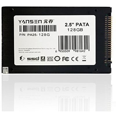 KingSpec PATA(IDE) MLC SSD Unità a Stato Solido Solid State Drive per PC Laptop Notebook, 2,5 pollici (128GB) KingSpec PATA(IDE) MLC SSD Unità a Stato Solido Solid State Drive per PC Laptop Notebook, 2,5 pollici (128GB)