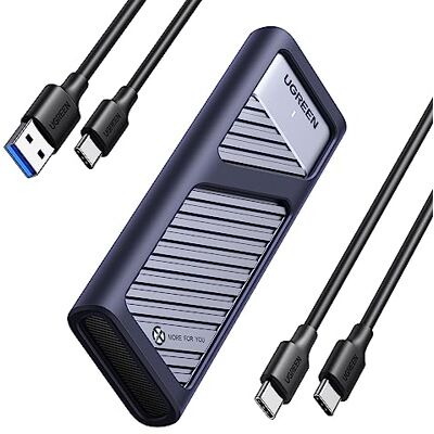 UGREEN Case SSD M.2 NVMe NGFF USB C 3.2 Gen 2 Enclosure Esterno Disco Rigido M/M&B Key 2230 2242 2260 2280 UASP TRIM 10Gbps Compatibile con 970 Evo Plus Crucial P1 WD UGREEN Case SSD M.2 NVMe NGFF USB C 3.2 Gen 2 Enclosure Esterno Disco Rigido M/M&B Key 2230 2242 2260 2280 UASP TRIM 10Gbps Compatibile con 970 Evo Plus Crucial P1 WD