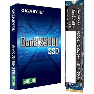Gigabyte SSD 500GB G325E NVME 1.3 M.2 PCIE 3.0X4 Gigabyte SSD 500GB G325E NVME 1.3 M.2 PCIE 3.0X4
