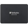 Verbatim SSD Vi550 S3 SSD interno da 512GB- Interfaccia SATA III 2,5''- con tecnologia 3D NAND SSD da 512GB ad alta prestazione- 560MB/s nero