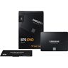 Samsung SSD 870 EVO, 1 TB, Form Factor 2.5", Intelligent Turbo Write, Magician 6 Software, Black (Internal SSD)