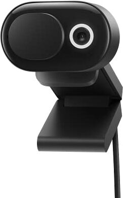 Microsoft 8L3-00005 Modern Webcam, DFOV of 78° (HFOV 69°, 16:9 Aspect Ratio), Nero