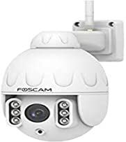 FOSCAM Telecamera di sicurezza IP esterno bianco 4 Mpx Zoom x4 Telecamera di sorveglianza (telecamera di sicurezza IP, esterno, bianco, parete, 4 MP) ..