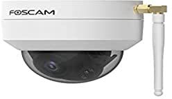 FOSCAM Telecamera di sicurezza IP esterna anti-vandalica IK10 bianco 4 MP Zoom x4 compatibile con Alexa Rilevamento Umano Intelligente AI