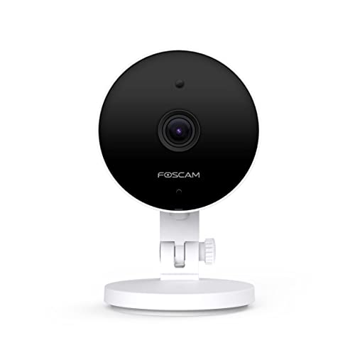 FOSCAM Telecamera IP Wi-Fi interna, HD, 2 MP, rilevazione di movimento intelligente, compatibile con Amazon Alexa